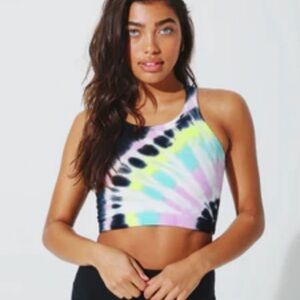 Electric & Rose Bella Tie Dye Bralette Sports Bra Crop Top